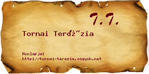 Tornai Terézia névjegykártya