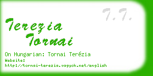 terezia tornai business card